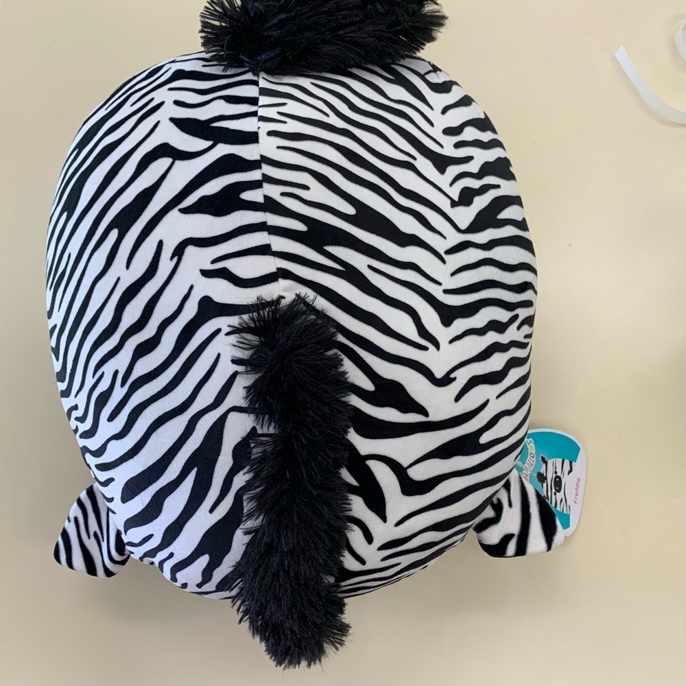 Squishmallows Original KellyToy Freddie the Zebra 16” Unisex Kids Stuffed Animal - Picture 10 of 10